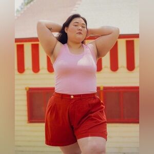 Big Bud Press Trouser Shorts in Paprika, size XL